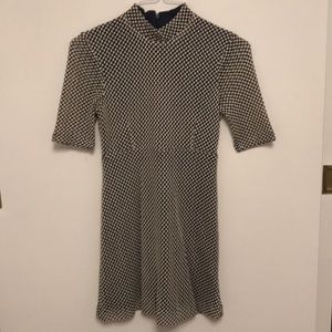 Zara high neck knitted dress